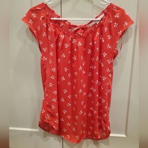 Lauren Conrad Bow Blouse Small EUC